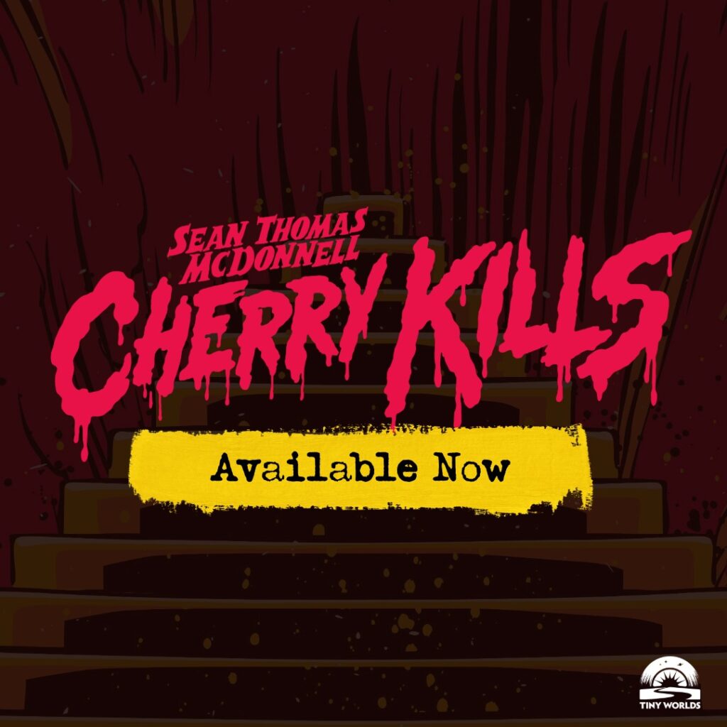 Cherry Kills is a horror noir mystery novella by Sean Thomas McDonnell. Contemporary horror books to read. new short reads. 