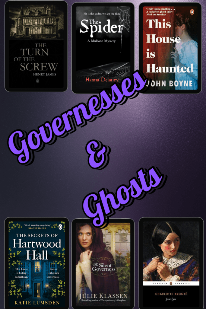 Horror books to read about governesses and ghosts. Books like the haunting of bly manor. Books like the haunting of hill house. Gothic books like Jane Eyre. The best Gothic mysteries to read. 