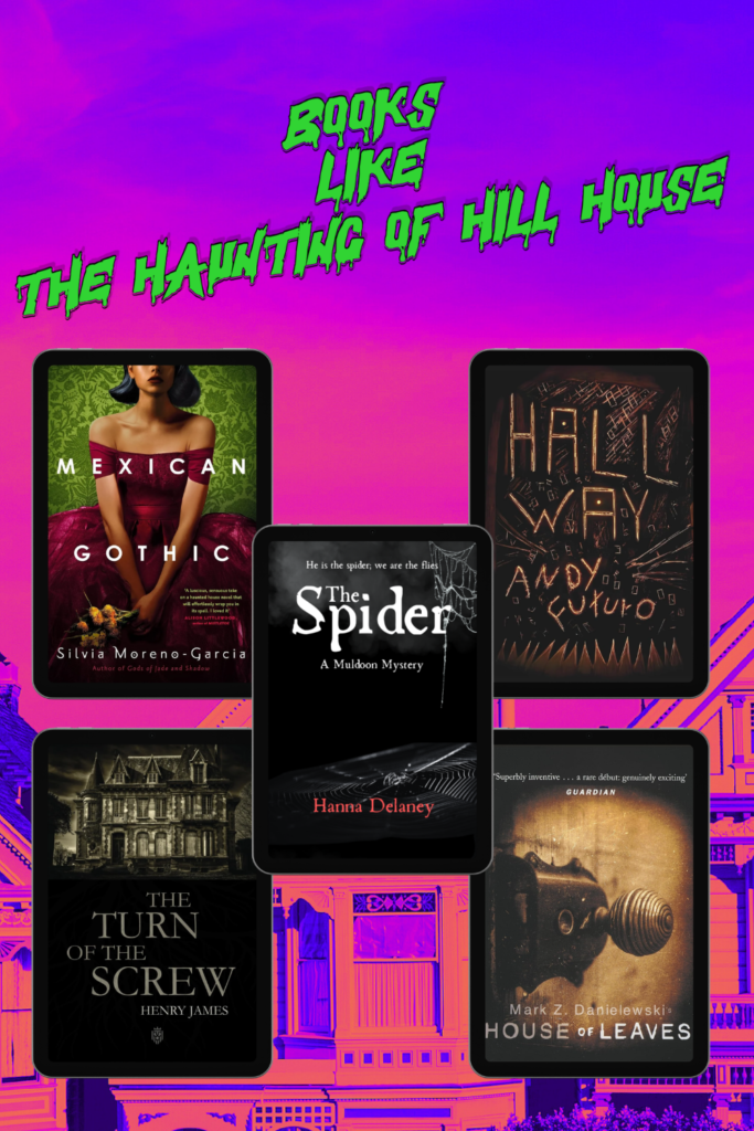 Books that are like The Haunting Of Hill House. Unsettling horror books that have an oppressive atmosphere and creeping dread. Slow burn ghost stories to read. Slow, creepy horror books. 