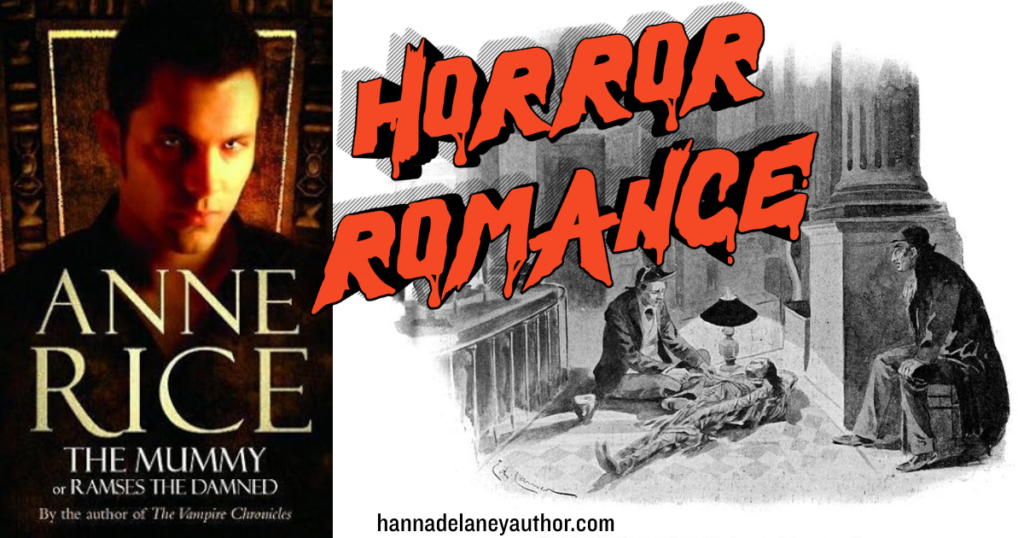 Horror romance novels about ancient Egypt. Ancient Egyptian horror books to read. Anne Rice's The Mummy story. Classic Mummy horror stories. The Mummy film.