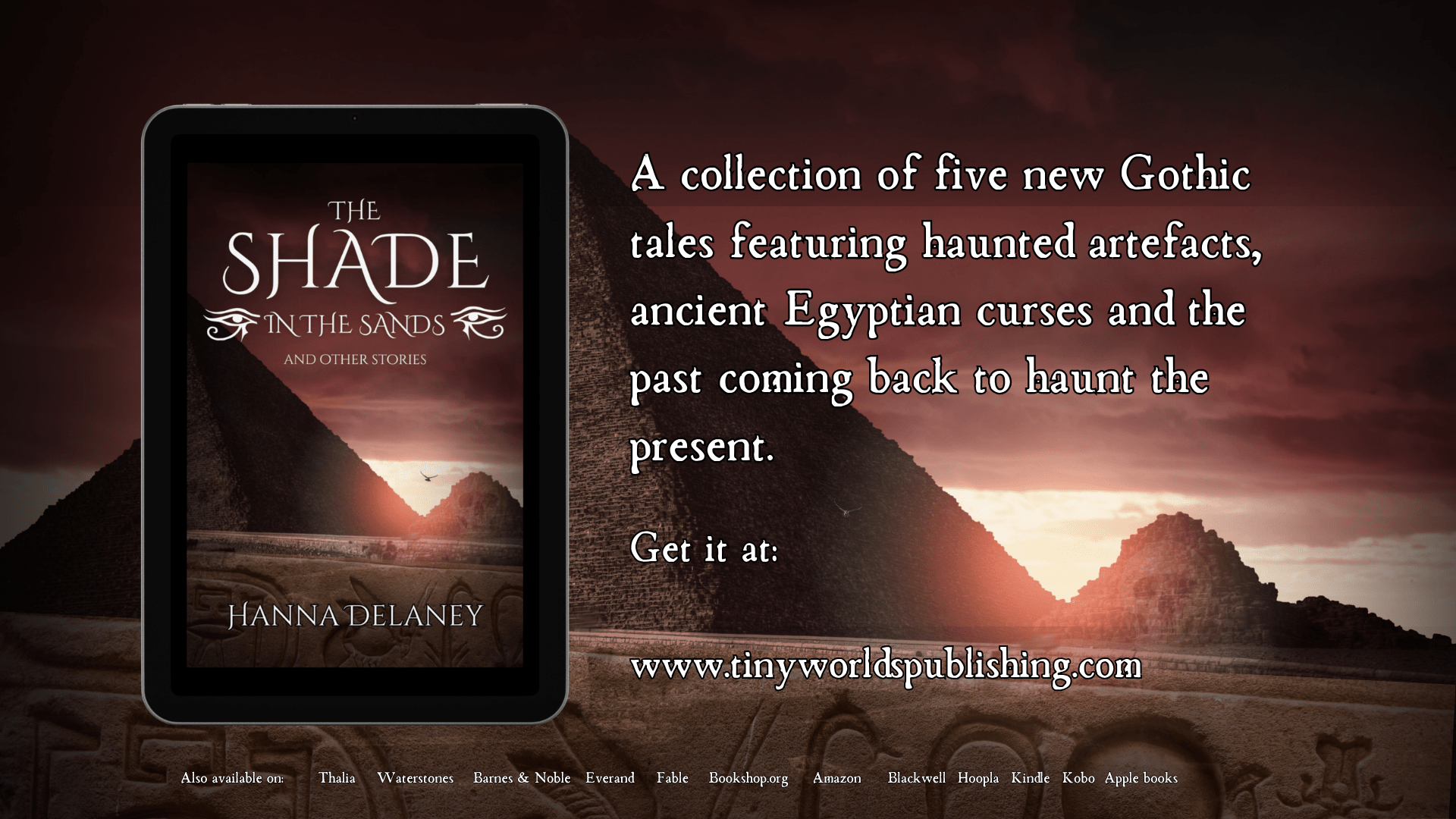 Egyptian Gothic stories. Books about ancient Egypt. Gothic Egyptian horror books to read.