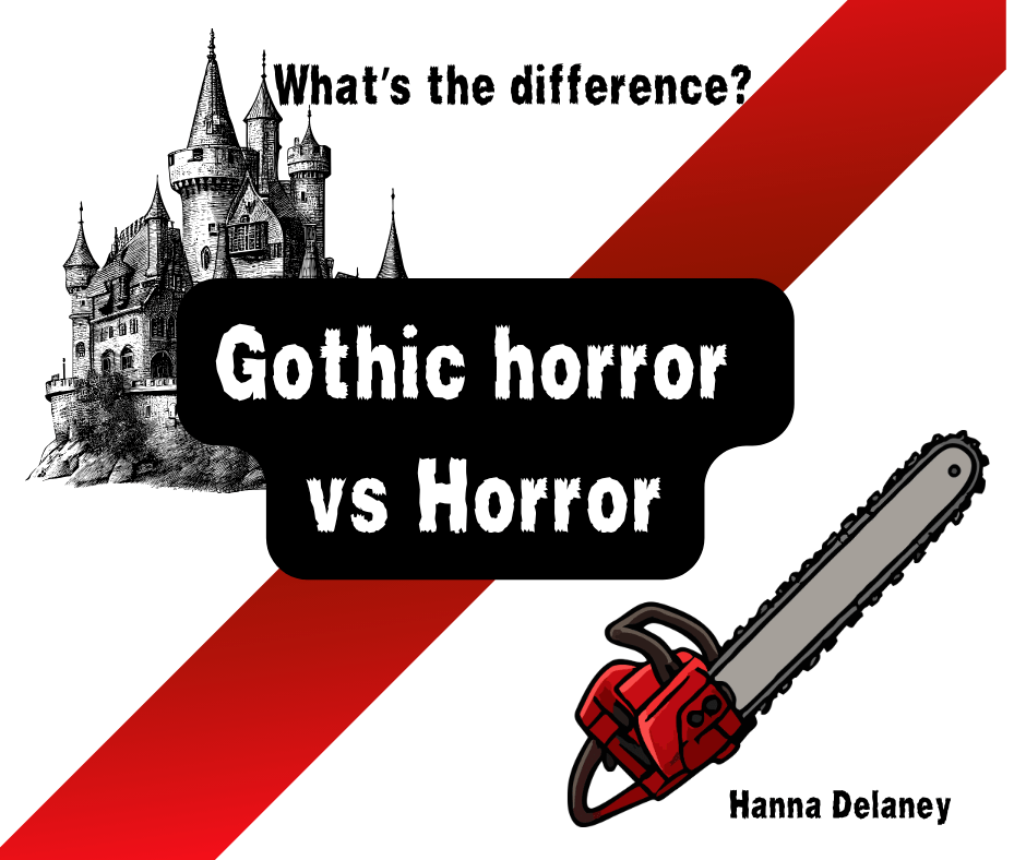The main differences between horror and gothic horror.