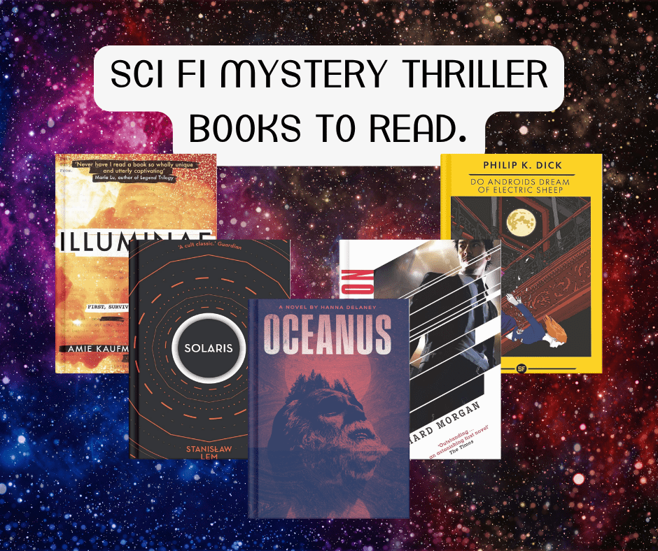 sci fi mystery thriller books to read.