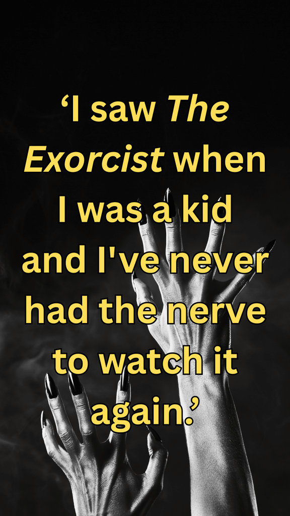 Spooky stories and films. Jean Marie Bauhaus talks about the Exorcist and how it terrified her as a kid. Horror author interviews. 